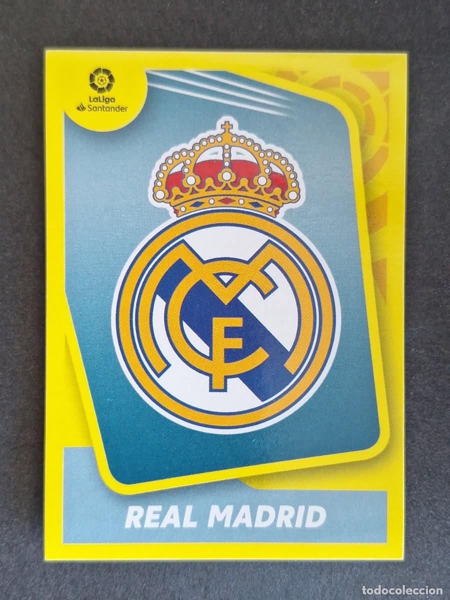 Figurine di Calcio: ESCUDO REAL MADRID LIGA ESTE 2021 2022 21 22 NUNCA PEGADO SIN PEGAR