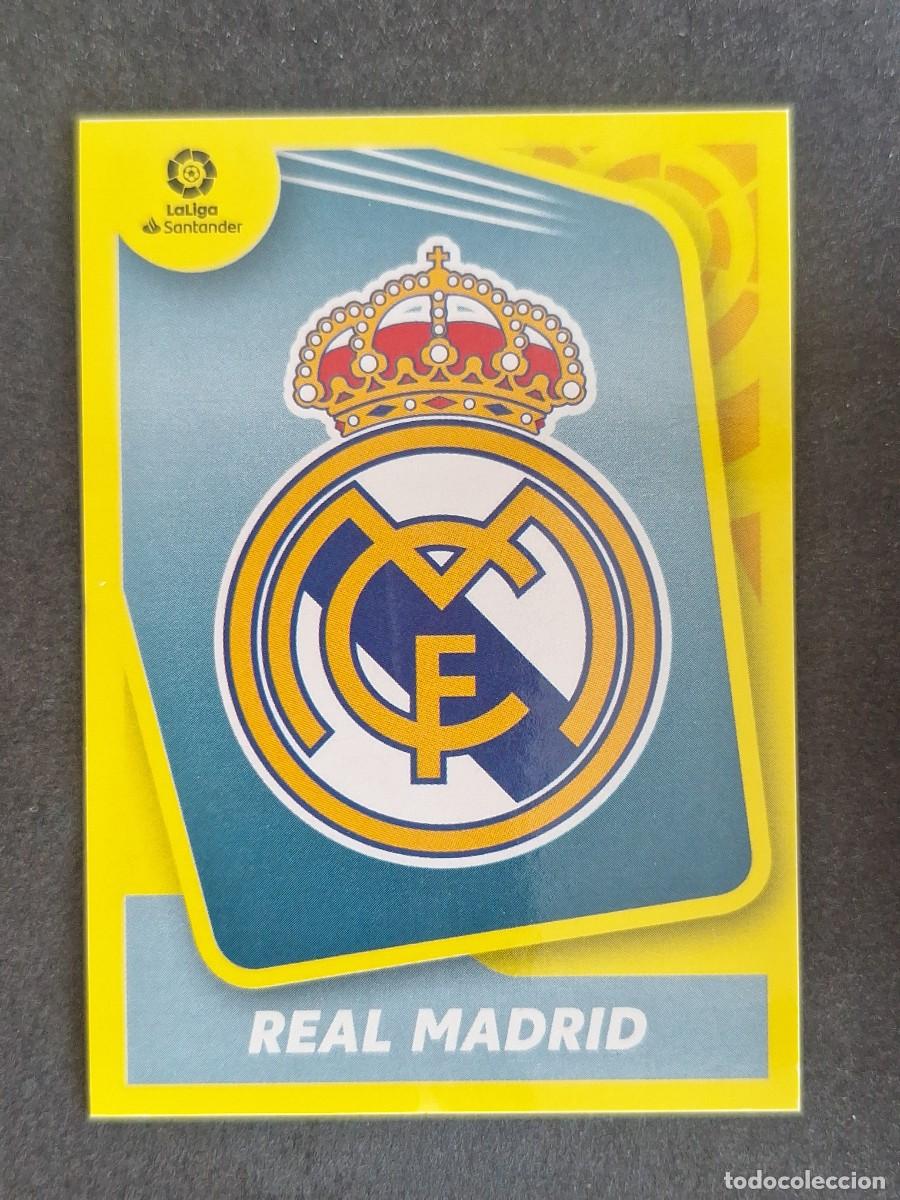 Figurine di Calcio: ESCUDO REAL MADRID LIGA ESTE 2021 2022 21 22 NUNCA PEGADO SIN PEGAR