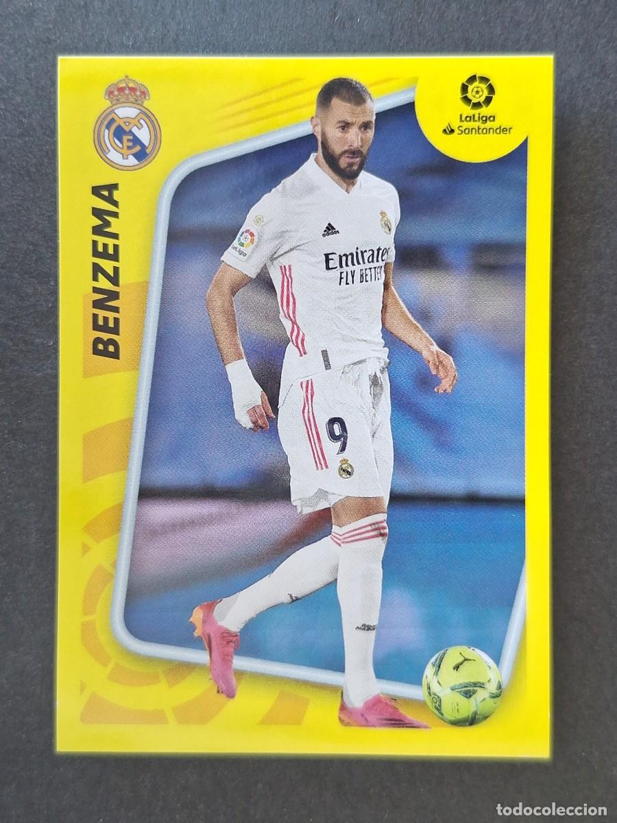 Figurine di Calcio: BENZEMA REAL MADRID LIGA ESTE 2021 2022 21 22 NUNCA PEGADO SIN PEGAR
