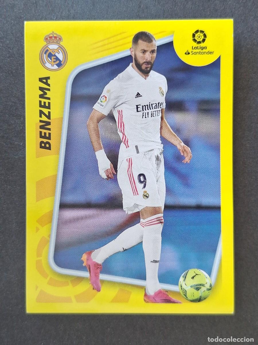 Figurine di Calcio: BENZEMA REAL MADRID LIGA ESTE 2021 2022 21 22 NUNCA PEGADO SIN PEGAR