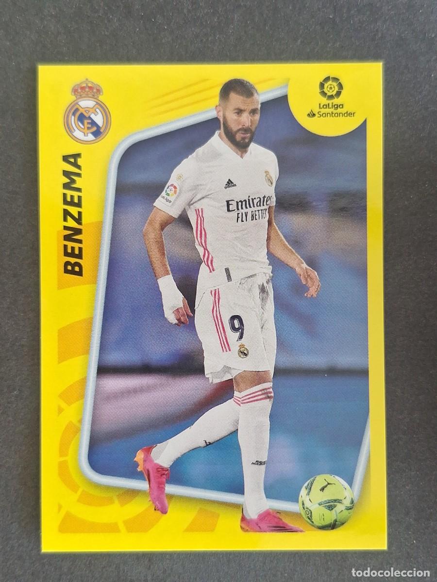 Figurine di Calcio: BENZEMA REAL MADRID LIGA ESTE 2021 2022 21 22 NUNCA PEGADO SIN PEGAR