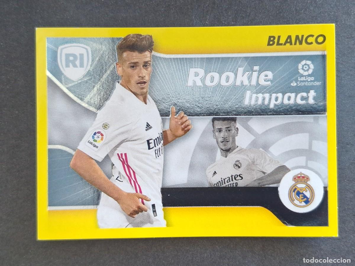 Figurine di Calcio: BLANCO ROOKIE IMPACT REAL MADRID LIGA ESTE 2021 2022 21 22 NUNCA PEGADO SIN PEGAR