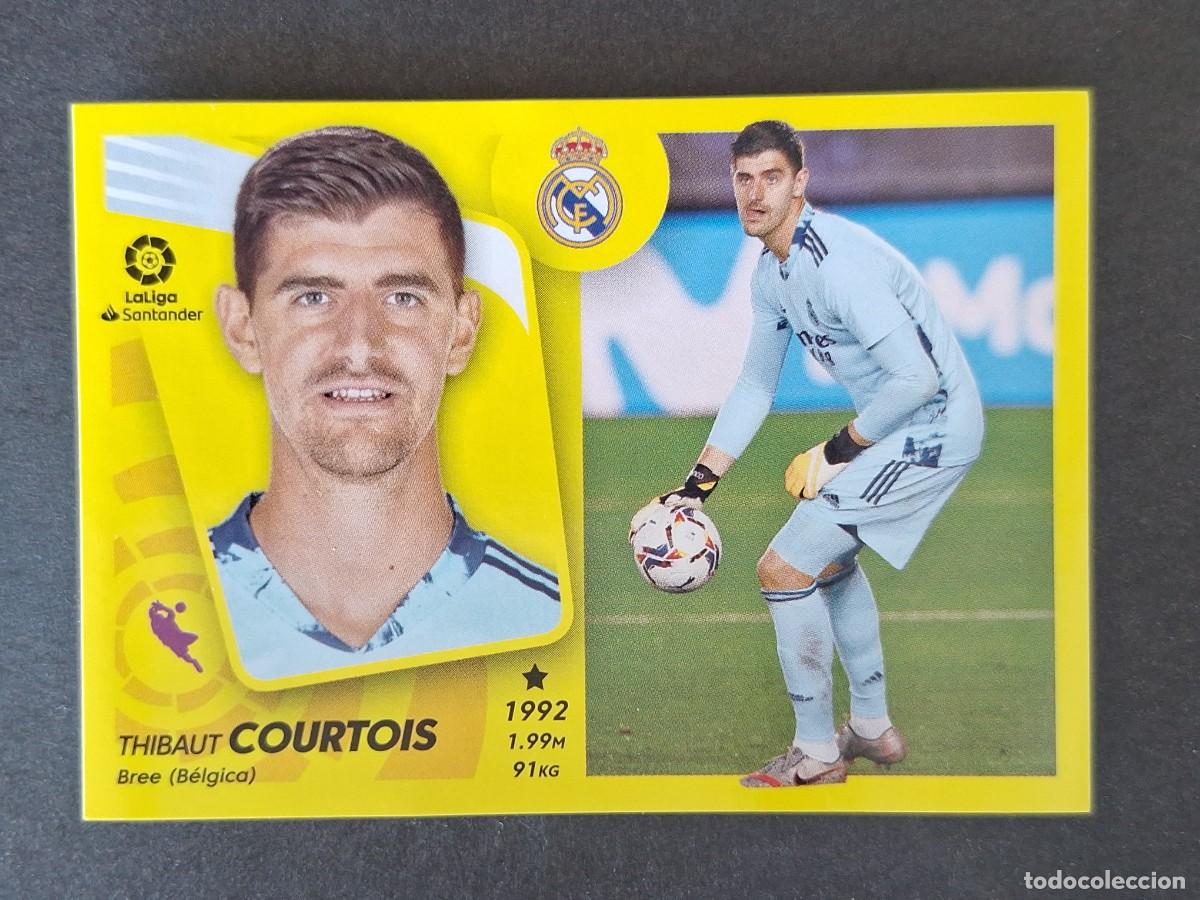 Cromos de f&uacute;tbol: COURTOIS REAL MADRID LIGA ESTE 2021 2022 21 22 NUNCA PEGADO SIN PEGAR