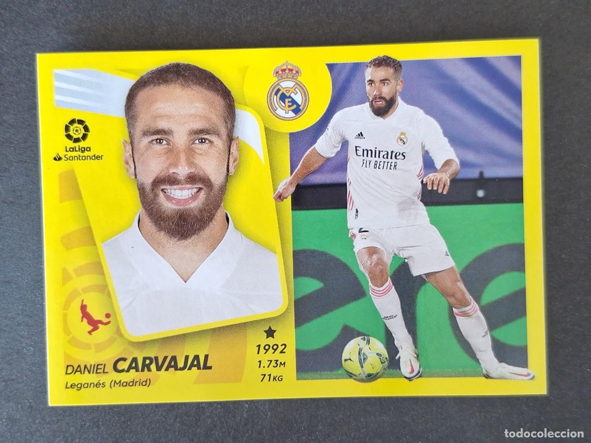 Cromos de f&uacute;tbol: CARVAJAL REAL MADRID LIGA ESTE 2021 2022 21 22 NUNCA PEGADO SIN PEGAR