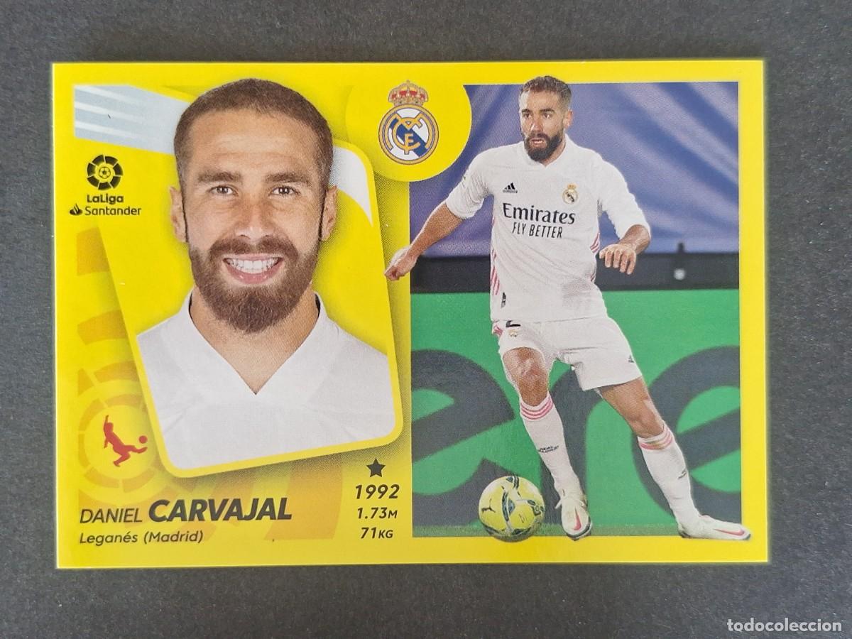 Cromos de f&uacute;tbol: CARVAJAL REAL MADRID LIGA ESTE 2021 2022 21 22 NUNCA PEGADO SIN PEGAR