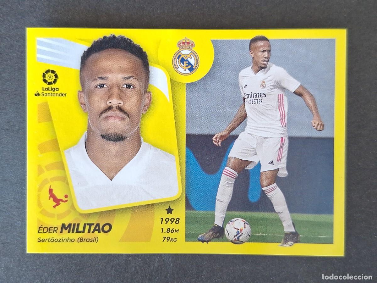 Cromos de f&uacute;tbol: MILITAO REAL MADRID LIGA ESTE 2021 2022 21 22 NUNCA PEGADO SIN PEGAR