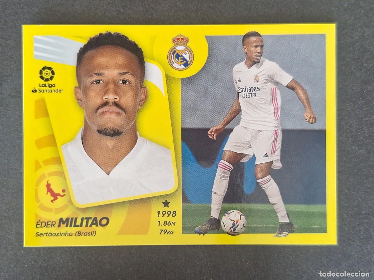 Cromos de f&uacute;tbol: MILITAO REAL MADRID LIGA ESTE 2021 2022 21 22 NUNCA PEGADO SIN PEGAR