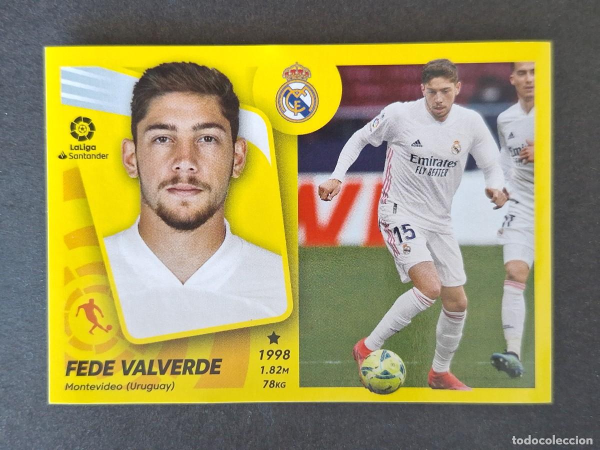 Figurine di Calcio: FEDE VALVERDE REAL MADRID LIGA ESTE 2021 2022 21 22 NUNCA PEGADO SIN PEGAR