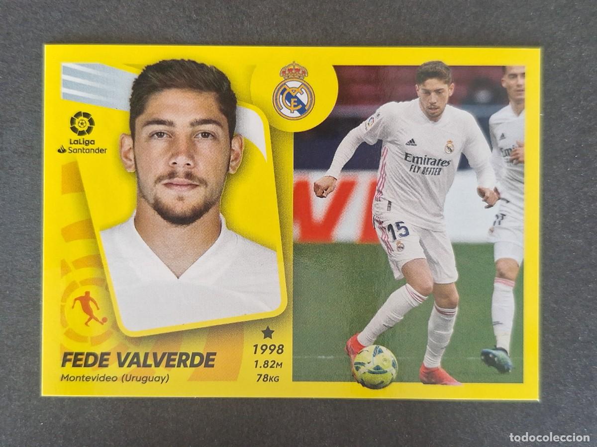 Figurine di Calcio: FEDE VALVERDE REAL MADRID LIGA ESTE 2021 2022 21 22 NUNCA PEGADO SIN PEGAR