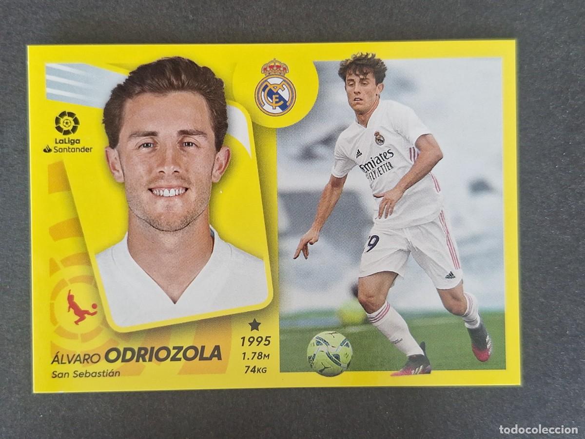 Figurine di Calcio: ODRIOZOLA REAL MADRID LIGA ESTE 2021 2022 21 22 NUNCA PEGADO SIN PEGAR