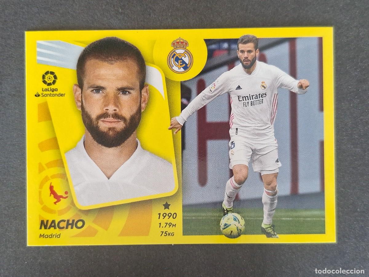 Figurine di Calcio: NACHO REAL MADRID LIGA ESTE 2021 2022 21 22 NUNCA PEGADO SIN PEGAR
