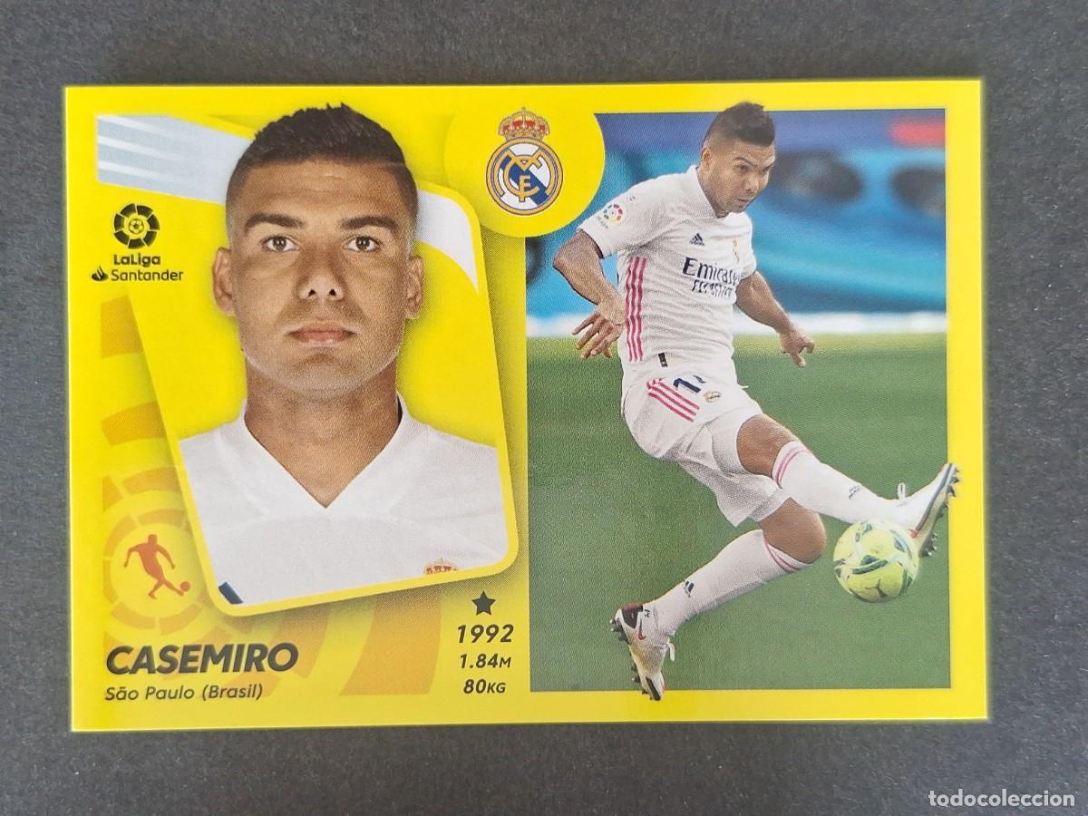 Figurine di Calcio: CASEMIRO REAL MADRID LIGA ESTE 2021 2022 21 22 NUNCA PEGADO SIN PEGAR