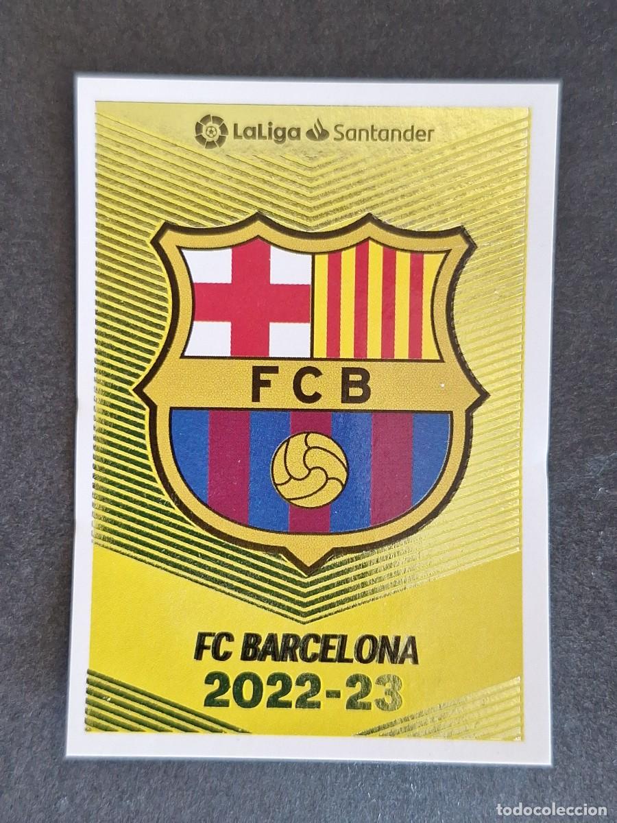 Figurine di Calcio: ESCUDO F. C. BARCELONA LIGA ESTE 2022 2023 22 23 NUNCA PEGADO SIN PEGAR