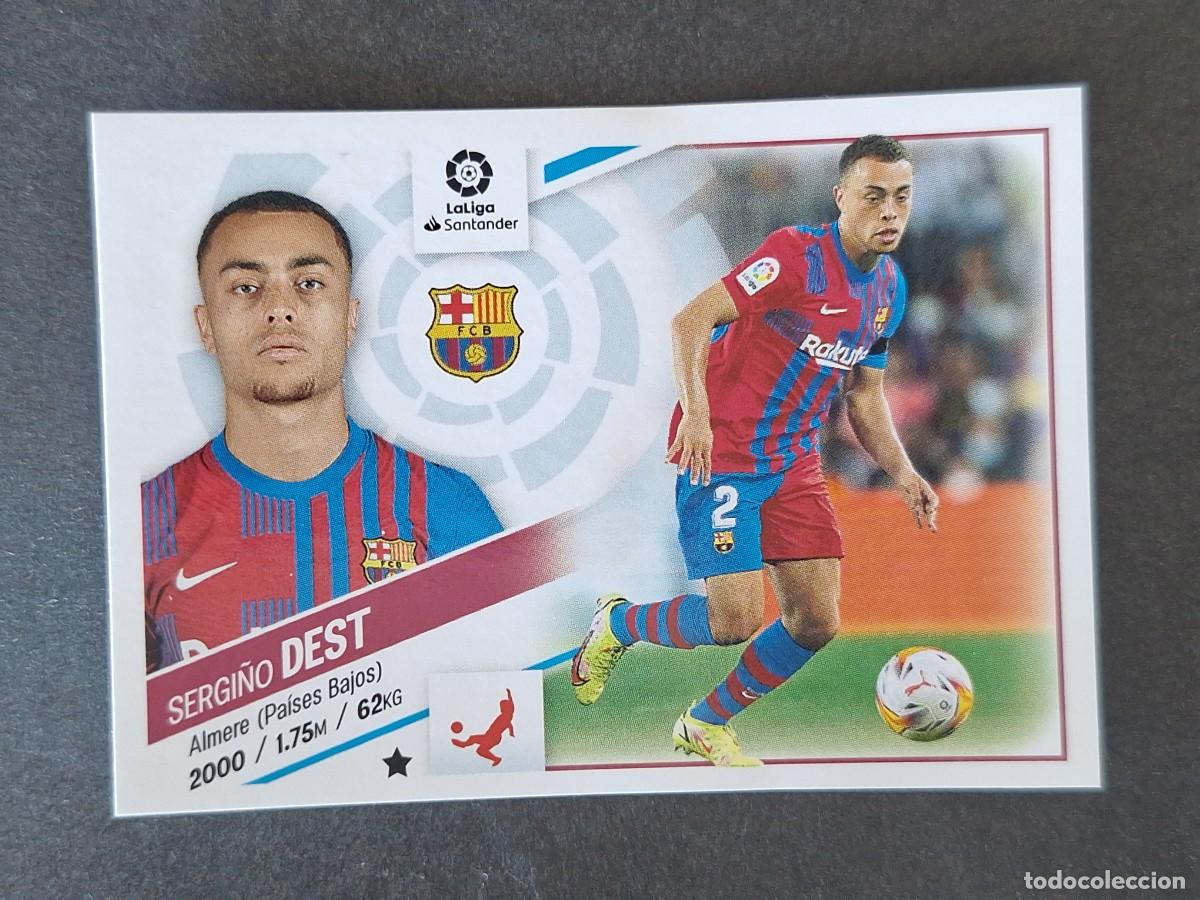 Figurine di Calcio: DEST F. C. BARCELONA LIGA ESTE 2022 2023 22 23 NUNCA PEGADO SIN PEGAR