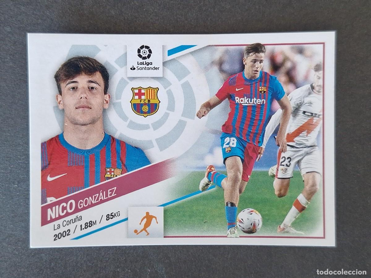 Cromos de f&uacute;tbol: NICO F. C. BARCELONA LIGA ESTE 2022 2023 22 23 NUNCA PEGADO SIN PEGAR