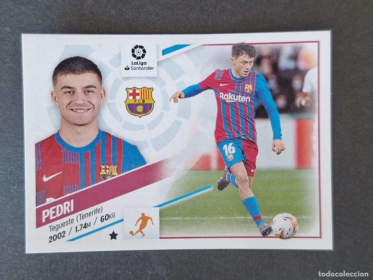 Fu&szlig;ball-Sticker: PEDRI F. C. BARCELONA LIGA ESTE 2022 2023 22 23 NUNCA PEGADO SIN PEGAR