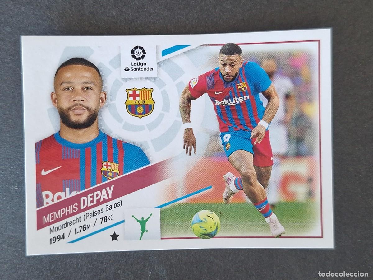 Fu&szlig;ball-Sticker: DEPAY F. C. BARCELONA LIGA ESTE 2022 2023 22 23 NUNCA PEGADO SIN PEGAR