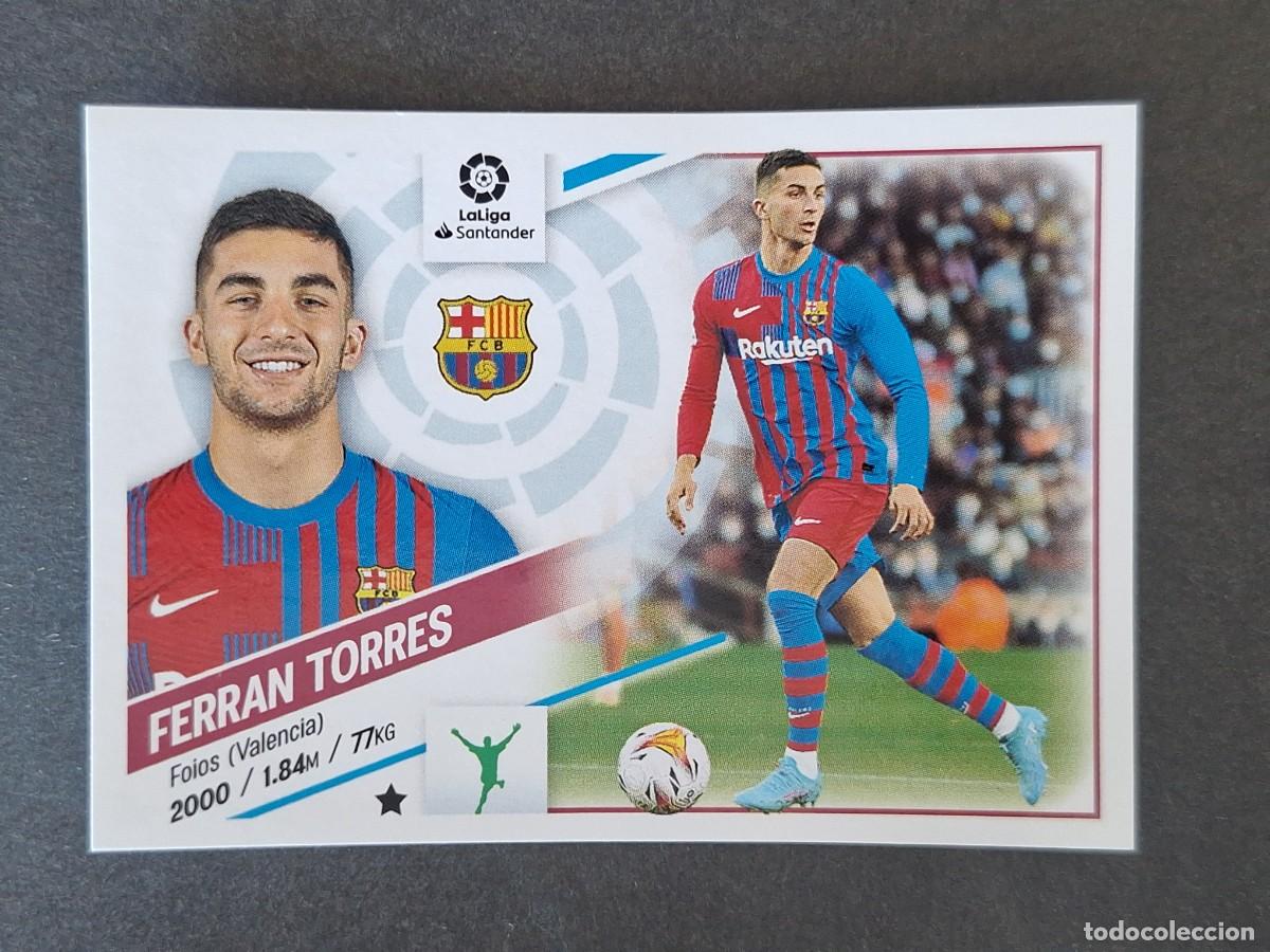 Cromos de f&uacute;tbol: FERRAN TORRES F. C. BARCELONA LIGA ESTE 2022 2023 22 23 NUNCA PEGADO SIN PEGAR