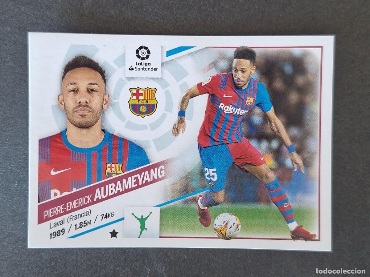 Cromos de f&uacute;tbol: AUBAMEYANG F. C. BARCELONA LIGA ESTE 2022 2023 22 23 NUNCA PEGADO SIN PEGAR