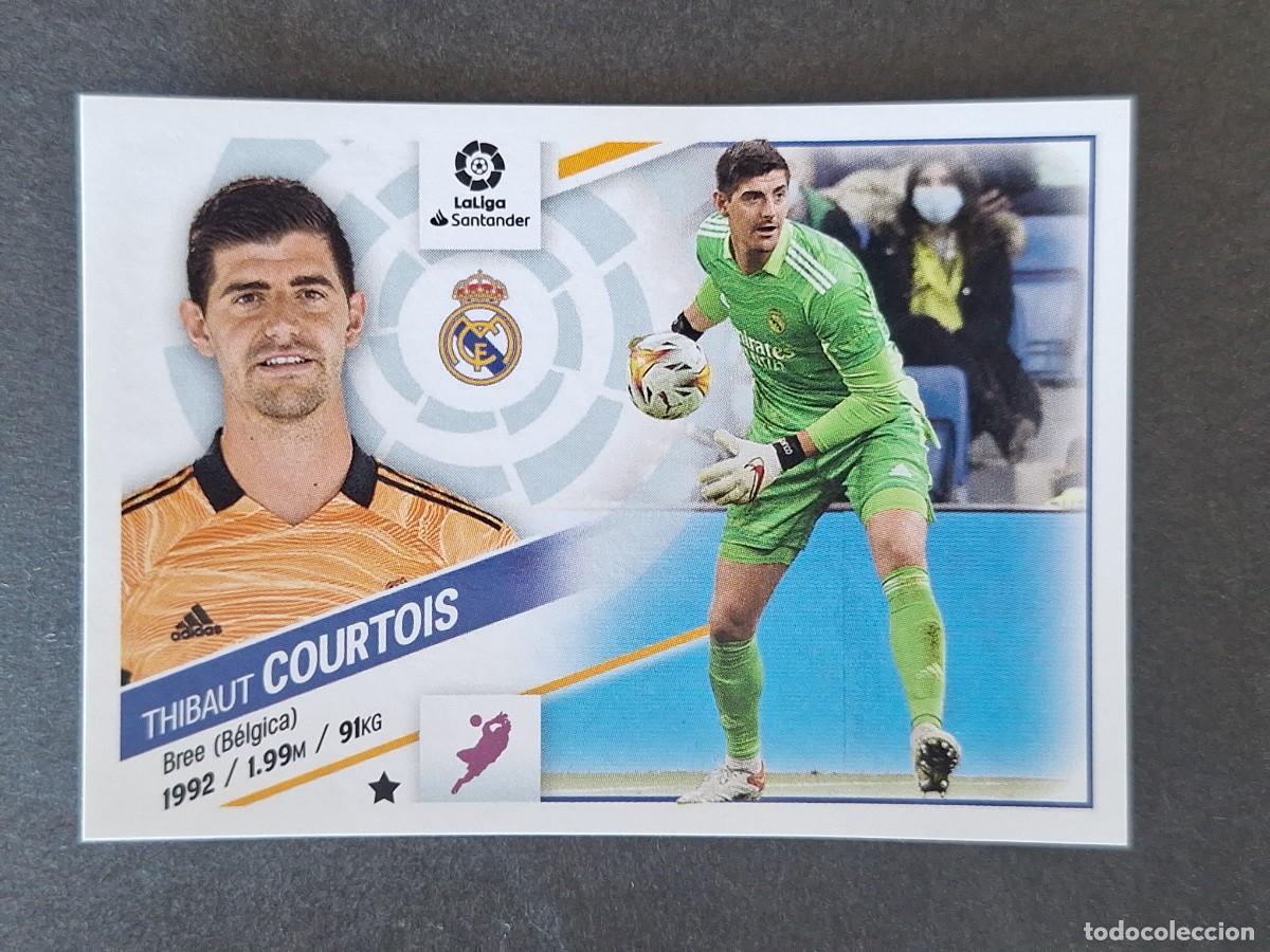 Cromos de f&uacute;tbol: COURTOIS REAL MADRID LIGA ESTE 2022 2023 22 23 NUNCA PEGADO SIN PEGAR