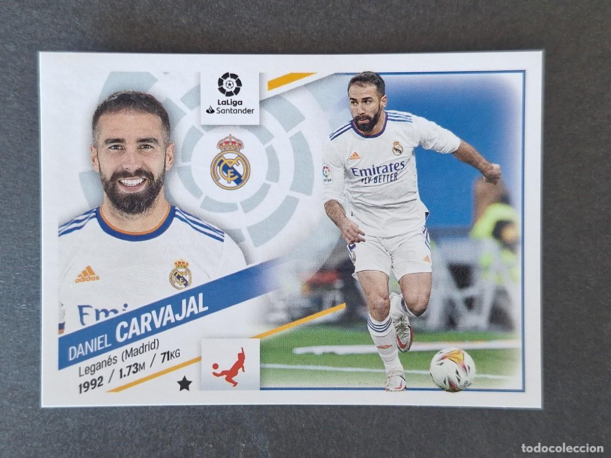 Cromos de f&uacute;tbol: CARVAJAL REAL MADRID LIGA ESTE 2022 2023 22 23 NUNCA PEGADO SIN PEGAR