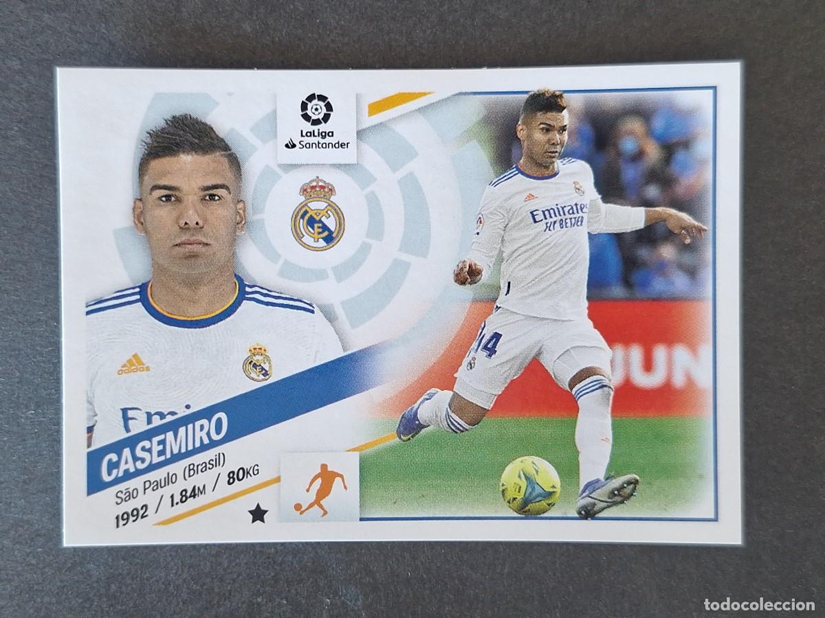 Cromos de f&uacute;tbol: CASEMIRO REAL MADRID LIGA ESTE 2022 2023 22 23 NUNCA PEGADO SIN PEGAR