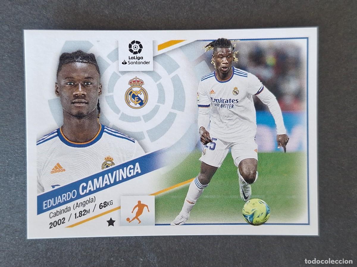 Cromos de f&uacute;tbol: CAMAVINGA REAL MADRID LIGA ESTE 2022 2023 22 23 NUNCA PEGADO SIN PEGAR