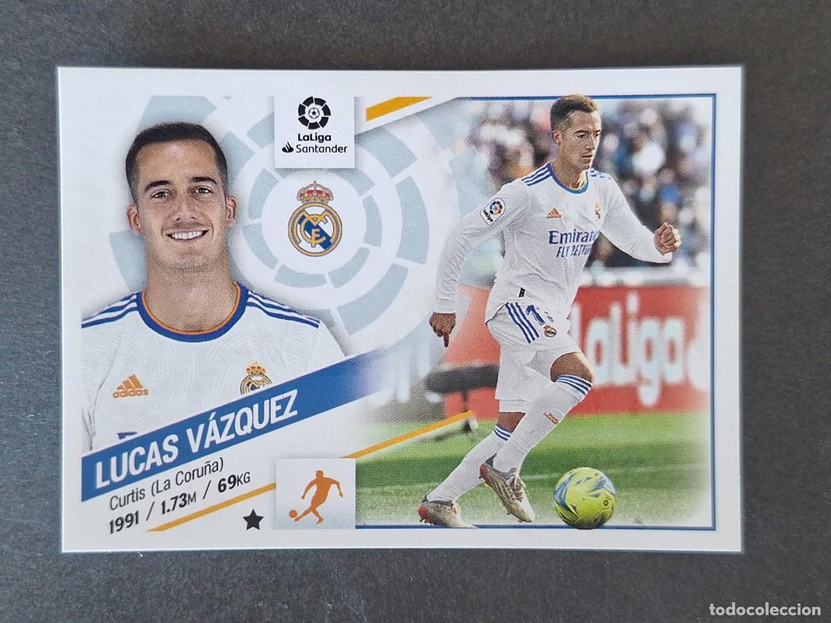 Cromos de f&uacute;tbol: LUCAS VAZQUEZ REAL MADRID LIGA ESTE 2022 2023 22 23 NUNCA PEGADO SIN PEGAR