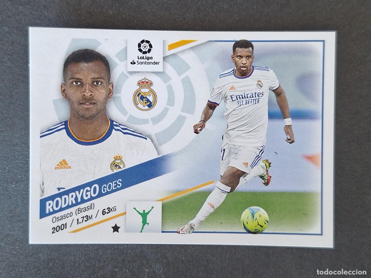 Cromos de f&uacute;tbol: RODRYGO REAL MADRID LIGA ESTE 2022 2023 22 23 NUNCA PEGADO SIN PEGAR