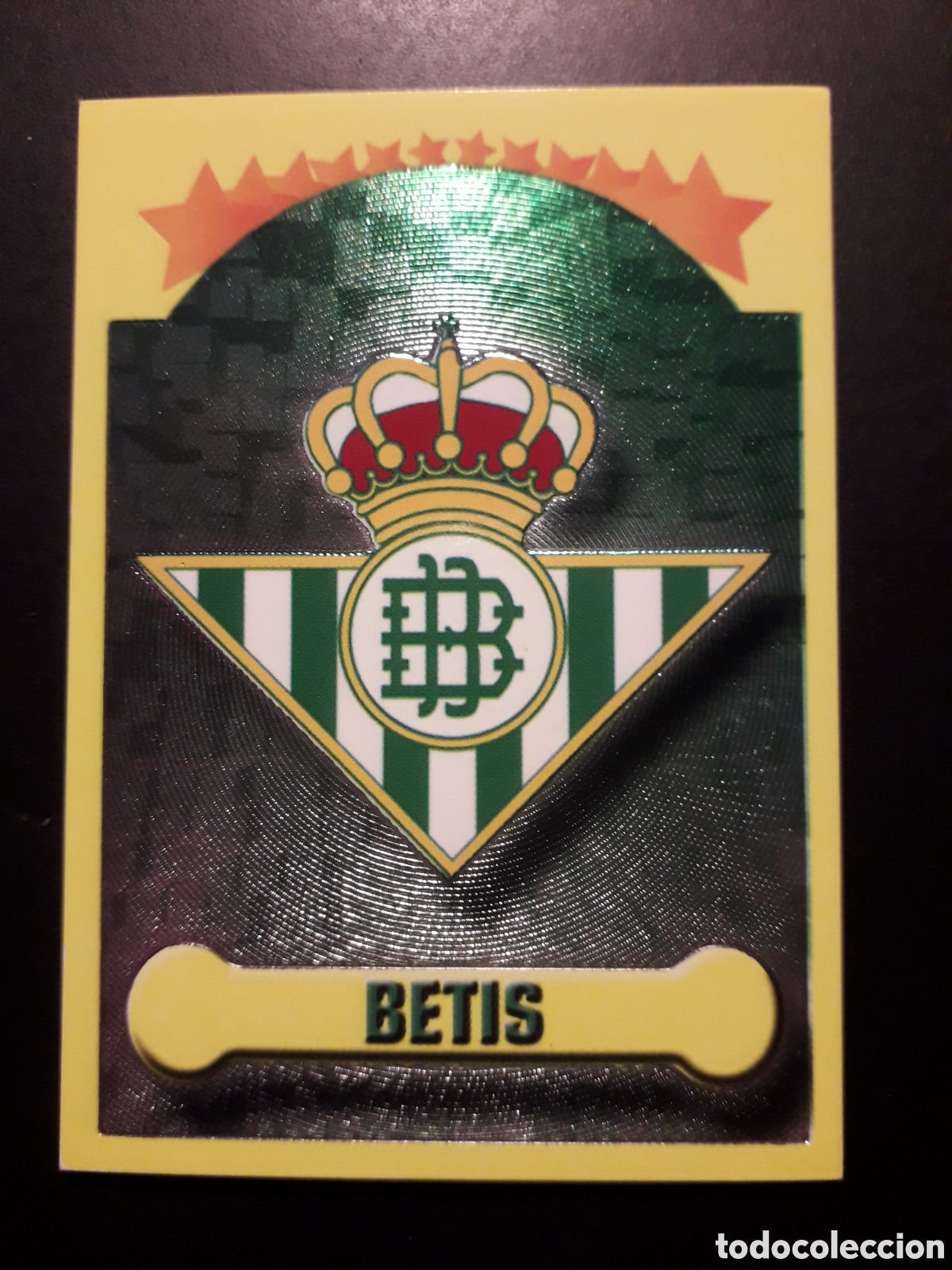 Cromos de f&uacute;tbol: ESCUDO, BETIS PANINI LIGA 1999-2000 99 00 N&deg; 191 SIN PEGAR. PEDIDO M&Iacute;NIMO 3&euro;