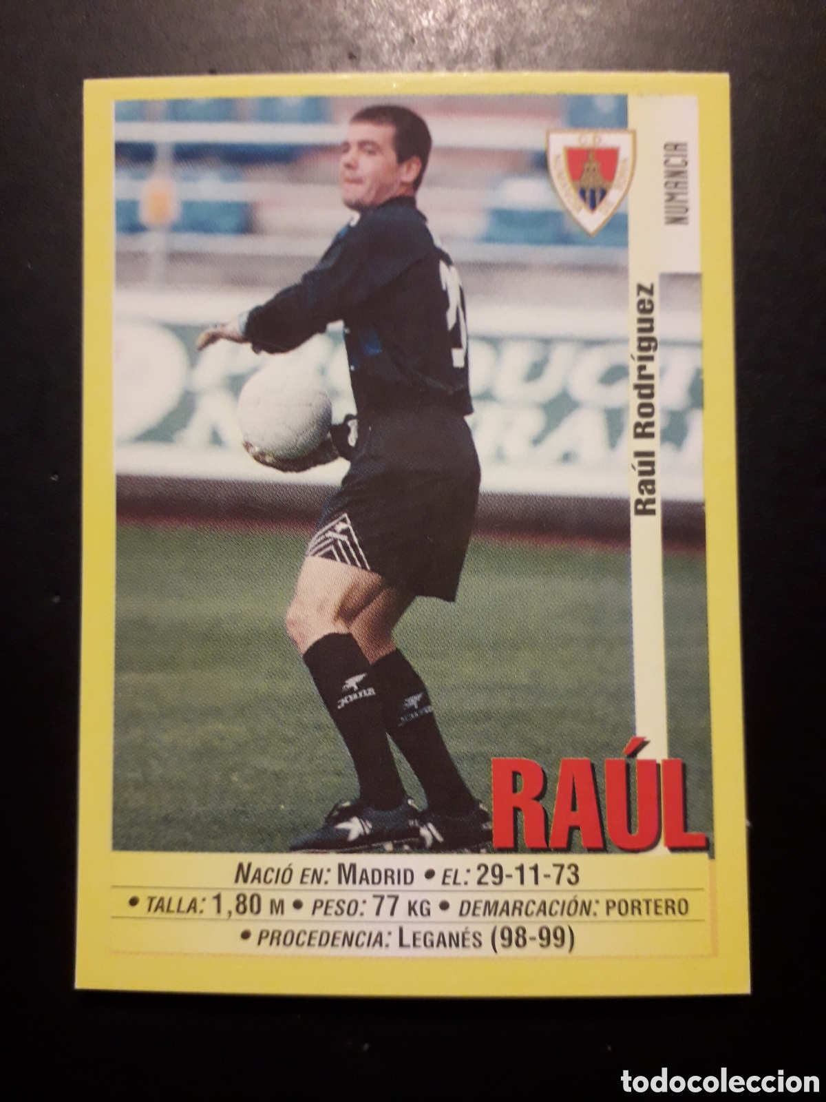 Cromos de f&uacute;tbol: RA&Uacute;L NUMANCIA PANINI LIGA 1999-2000 99 00 N&deg; 342 SIN PEGAR. PEDIDO M&Iacute;NIMO 3&euro;