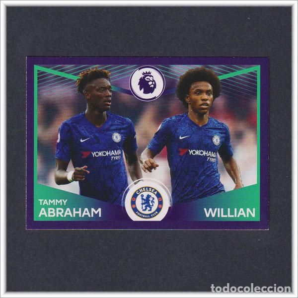 Cromos de f&uacute;tbol: PREMIER LEAGUE FOOTBALL 2019 2020 19 20 PANINI TAMMY ABRAHAM WILLIAN N&ordm; 195 CHELSEA ALBUM STICKER