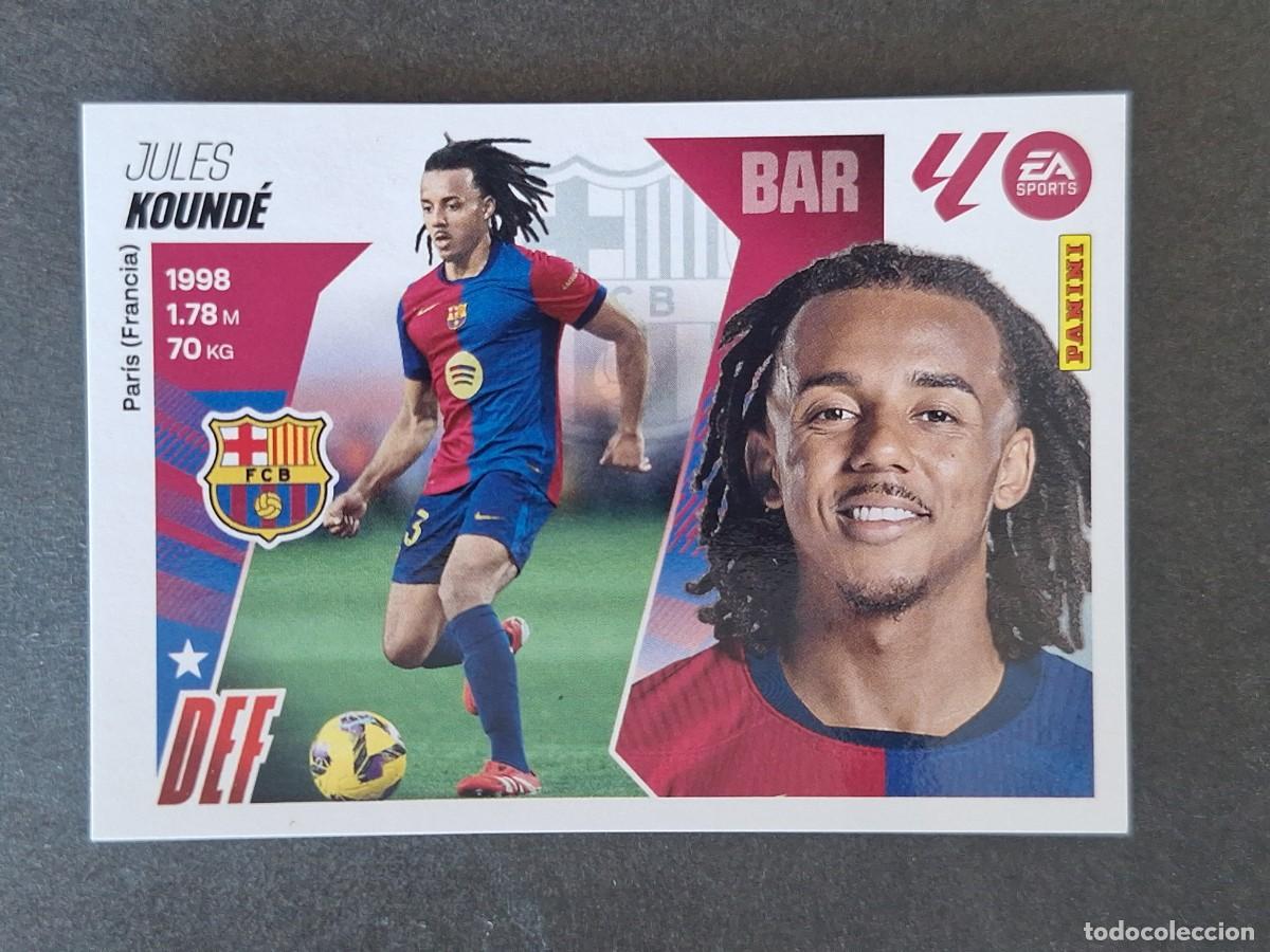Cromos de f&uacute;tbol: KOUNDE F. C. BARCELONA LIGA ESTE 2025 2026 25 26 NUNCA PEGADO SIN PEGAR