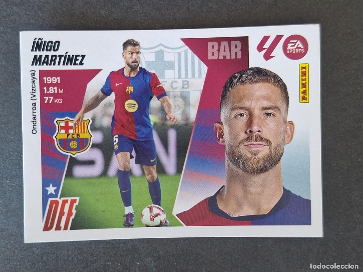 Cromos de f&uacute;tbol: I&Ntilde;IGO MARTINEZ F. C. BARCELONA LIGA ESTE 2025 2026 25 26 NUNCA PEGADO SIN PEGAR