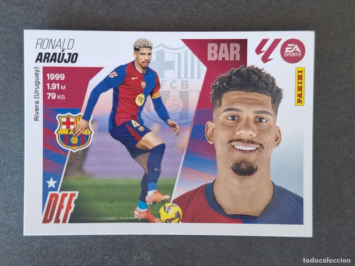Cromos de f&uacute;tbol: ARAUJO F. C. BARCELONA LIGA ESTE 2025 2026 25 26 NUNCA PEGADO SIN PEGAR