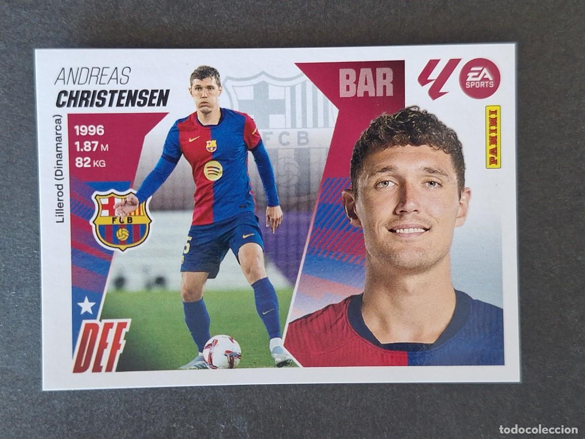 Cromos de f&uacute;tbol: CHRISTENSEN F. C. BARCELONA LIGA ESTE 2025 2026 25 26 NUNCA PEGADO SIN PEGAR