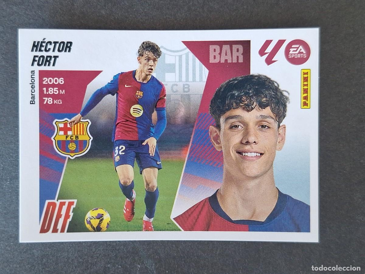Cromos de f&uacute;tbol: HECTOR FORT F. C. BARCELONA LIGA ESTE 2025 2026 25 26 NUNCA PEGADO SIN PEGAR