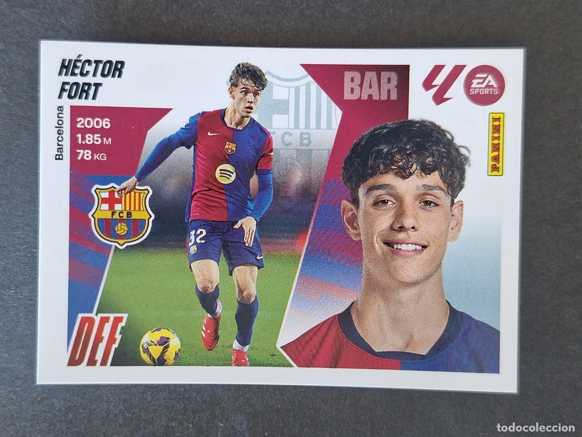 Cromos de f&uacute;tbol: HECTOR FORT F. C. BARCELONA LIGA ESTE 2025 2026 25 26 NUNCA PEGADO SIN PEGAR