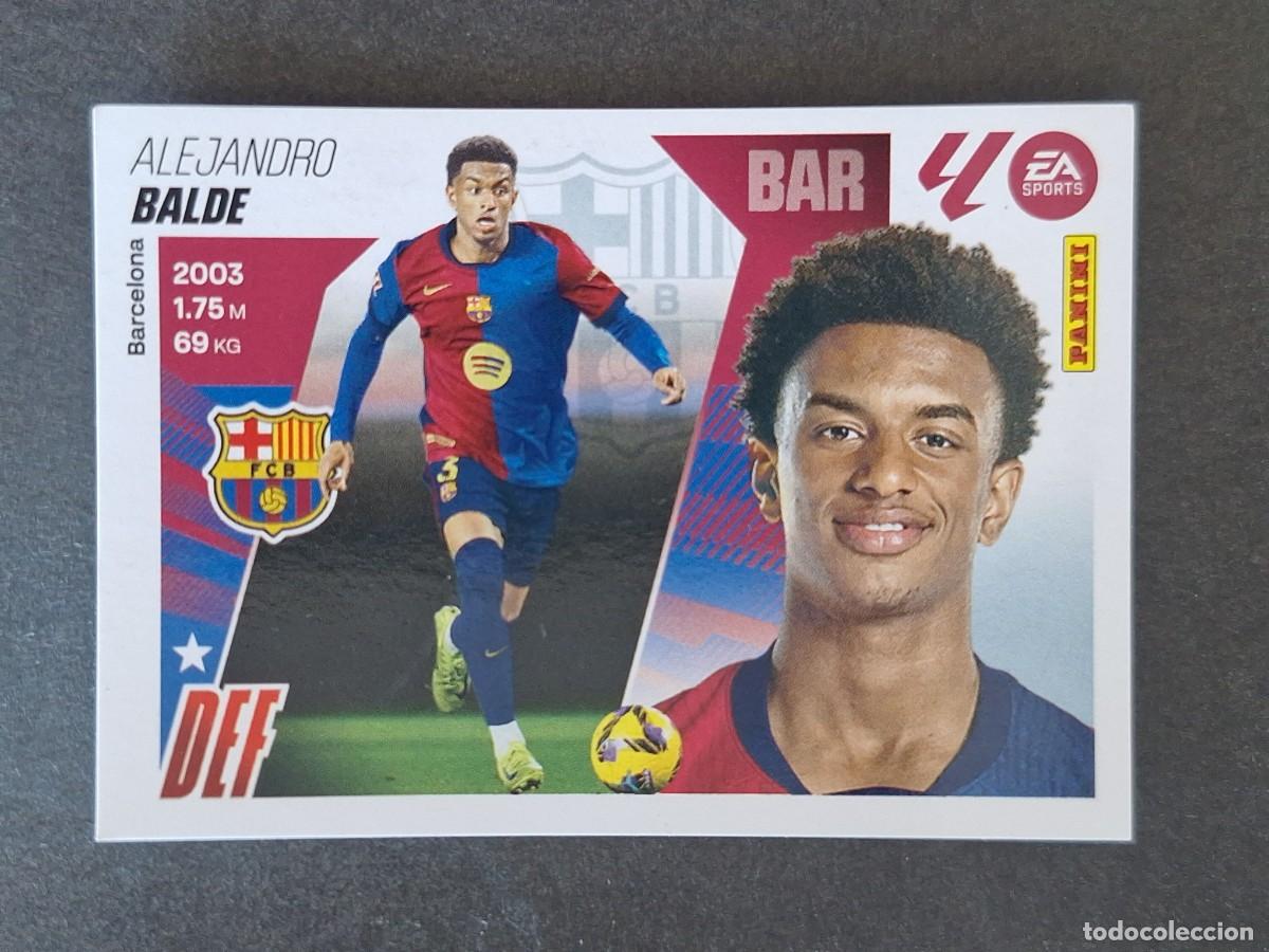 Cromos de f&uacute;tbol: BALDE F. C. BARCELONA LIGA ESTE 2025 2026 25 26 NUNCA PEGADO SIN PEGAR