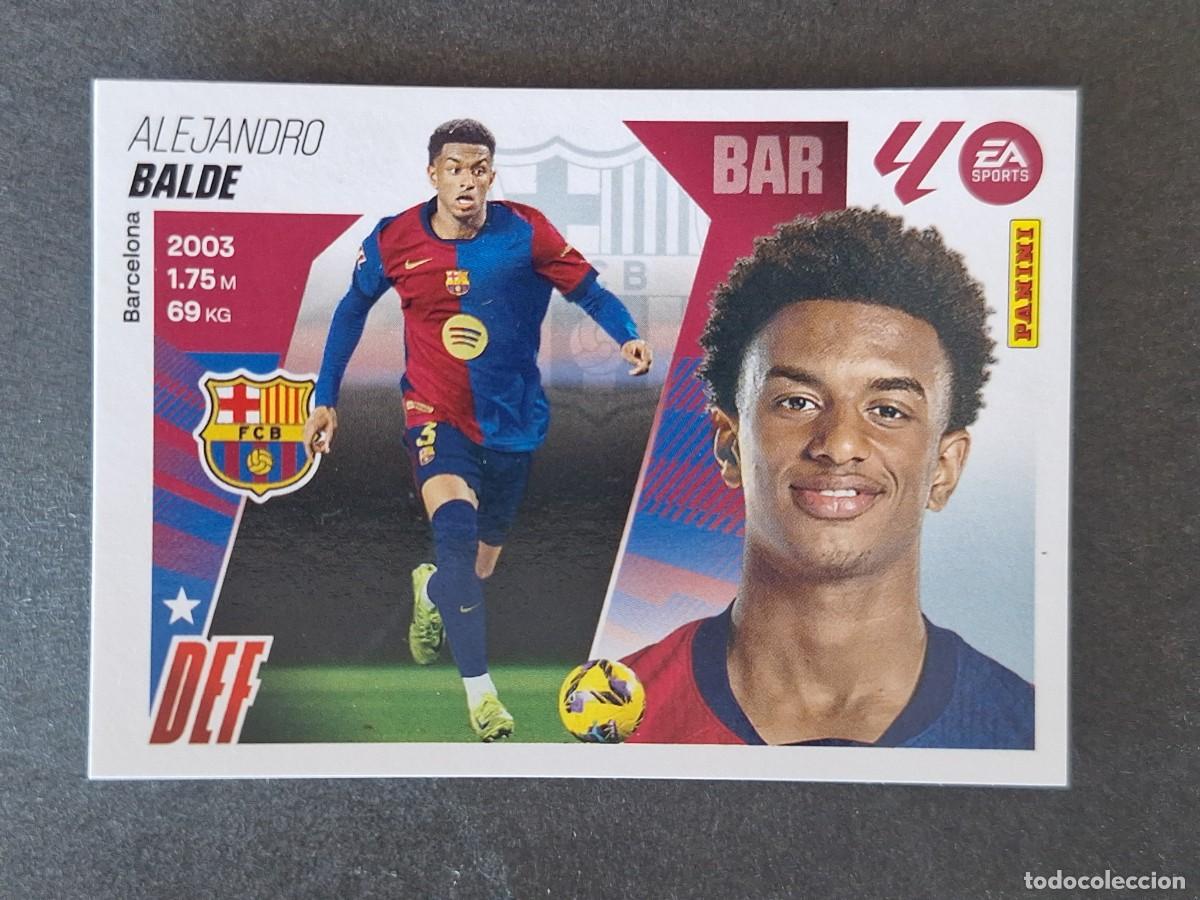 Cromos de f&uacute;tbol: BALDE F. C. BARCELONA LIGA ESTE 2025 2026 25 26 NUNCA PEGADO SIN PEGAR