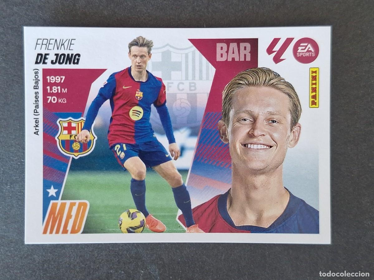 Cartes &agrave; collectionner de Football: DE JONG F. C. BARCELONA LIGA ESTE 2025 2026 25 26 NUNCA PEGADO SIN PEGAR