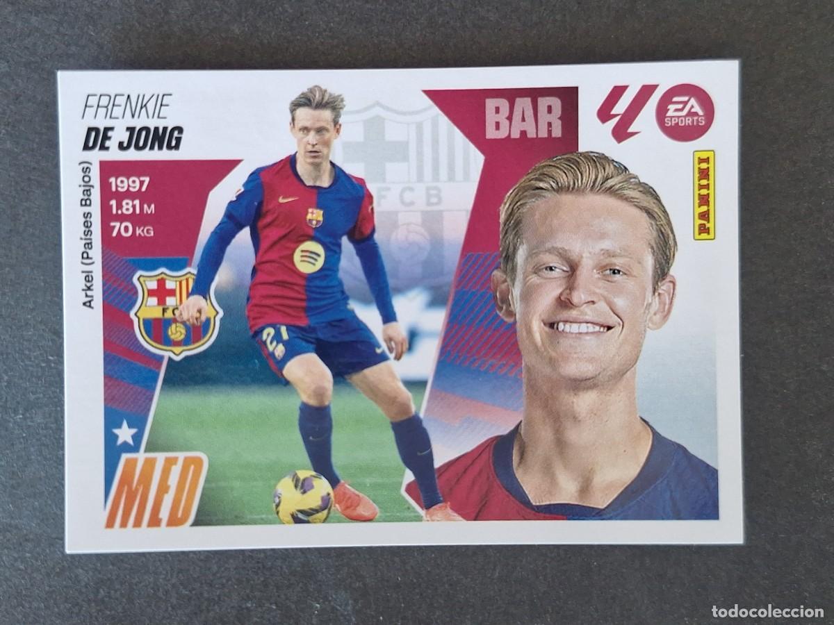 Cartes &agrave; collectionner de Football: DE JONG F. C. BARCELONA LIGA ESTE 2025 2026 25 26 NUNCA PEGADO SIN PEGAR