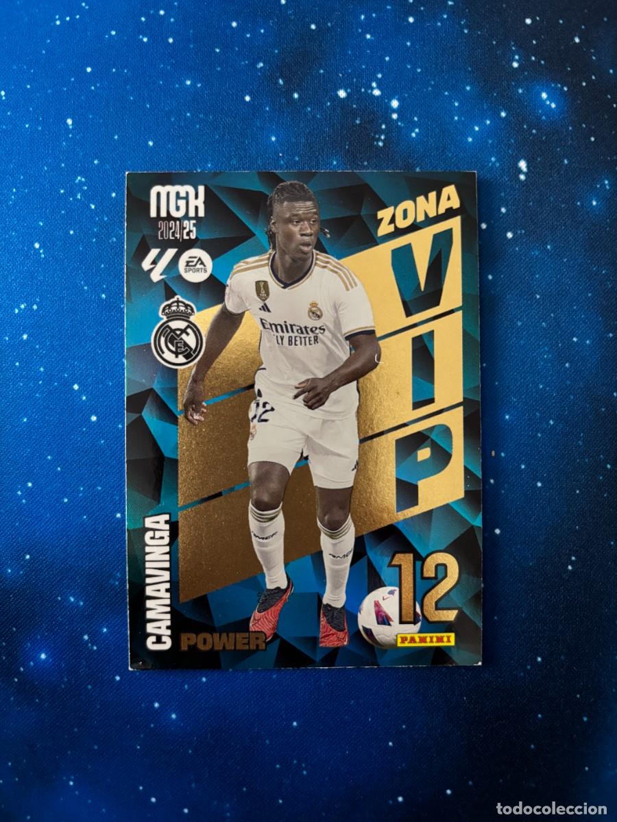 Cartes &agrave; collectionner de Football: Camavinga P392 Zona VIP Power MGK 2024-25 Panini Real Madrid