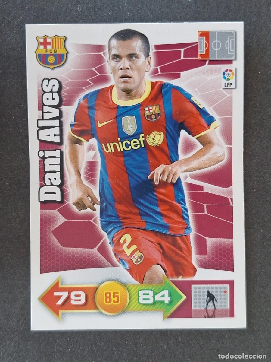 Figurine di Calcio: DANI ALVES F. C. BARCELONA PANINI ADRENALYN XL 2010 2011 10 11