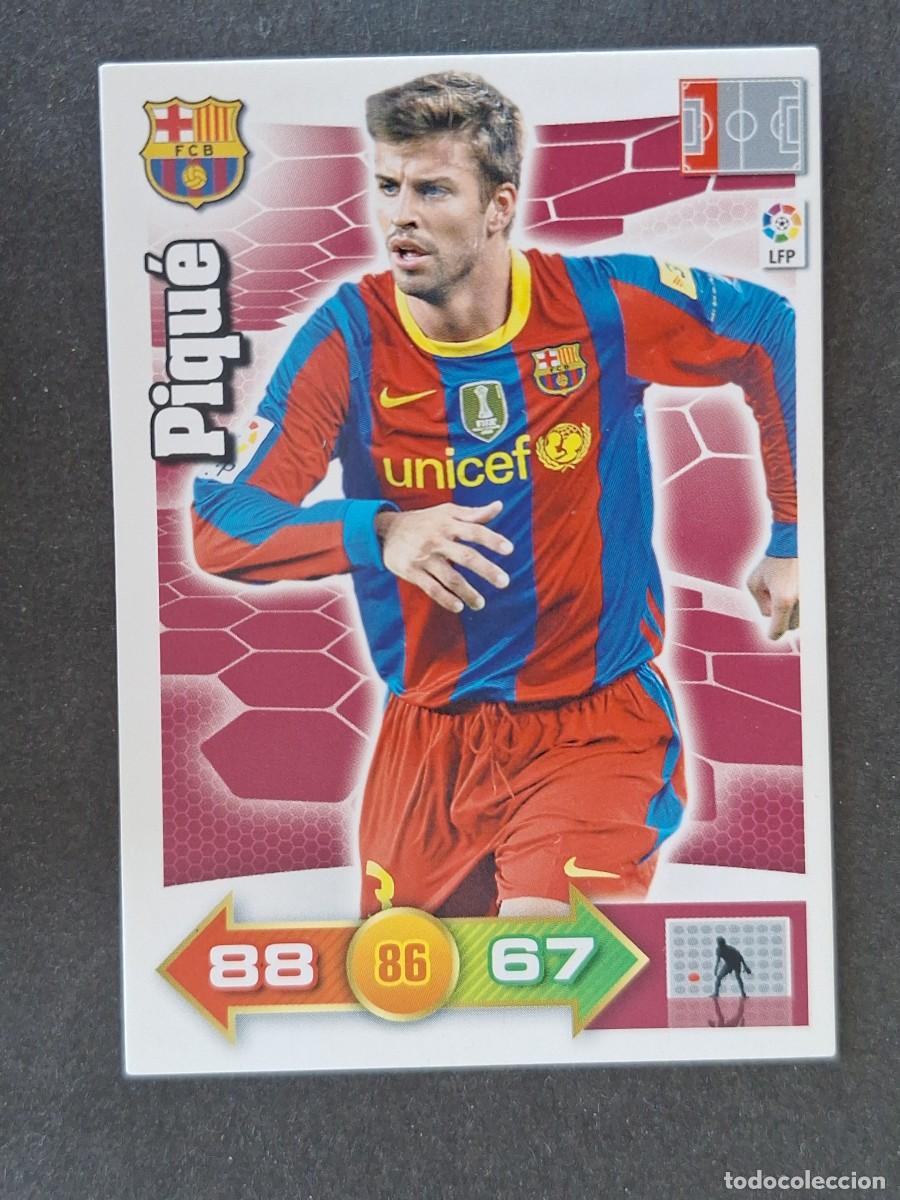 Figurine di Calcio: PIQUE F. C. BARCELONA PANINI ADRENALYN XL 2010 2011 10 11