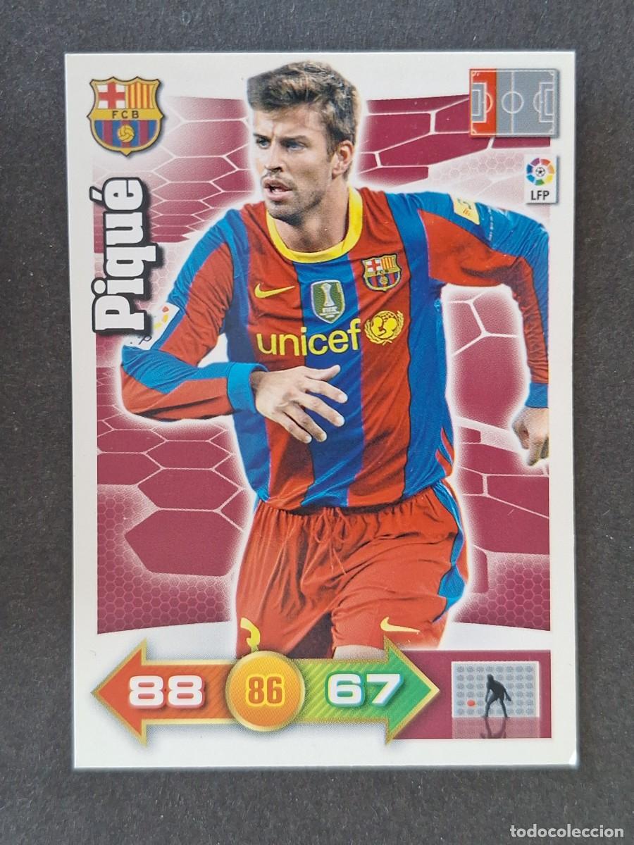 Figurine di Calcio: PIQUE F. C. BARCELONA PANINI ADRENALYN XL 2010 2011 10 11