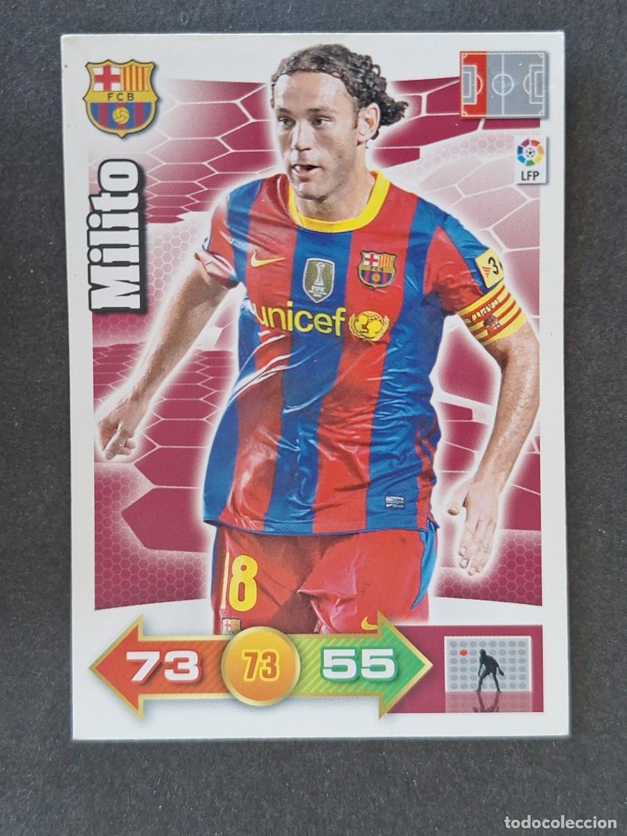 Figurine di Calcio: MILITO F. C. BARCELONA PANINI ADRENALYN XL 2010 2011 10 11