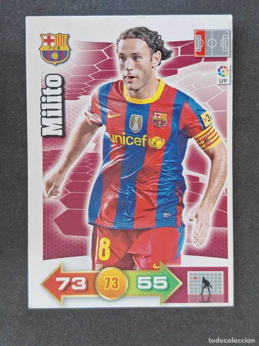 Figurine di Calcio: MILITO F. C. BARCELONA PANINI ADRENALYN XL 2010 2011 10 11