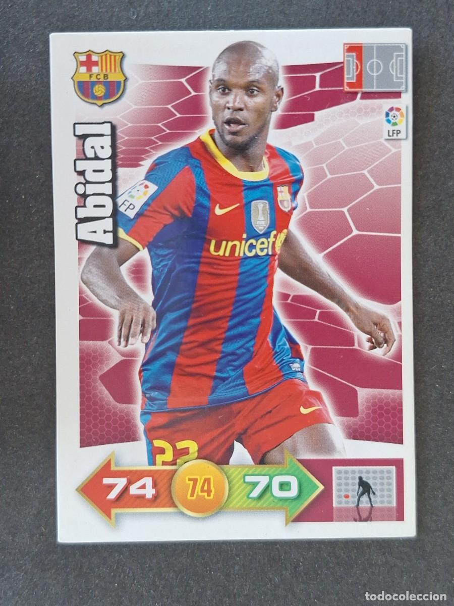 Figurine di Calcio: ABIDAL F. C. BARCELONA PANINI ADRENALYN XL 2010 2011 10 11
