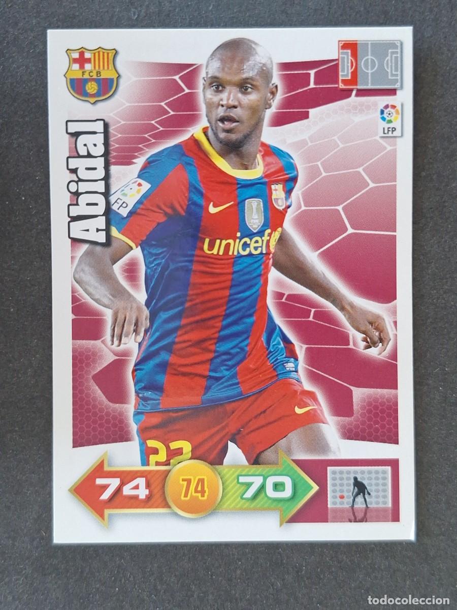 Figurine di Calcio: ABIDAL F. C. BARCELONA PANINI ADRENALYN XL 2010 2011 10 11